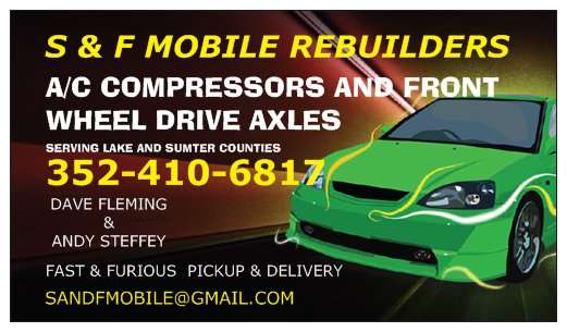 S and F Mobile Rebuilders | 4986 NE 90th Plaza, Wildwood, FL 34785, USA | Phone: (352) 410-6817