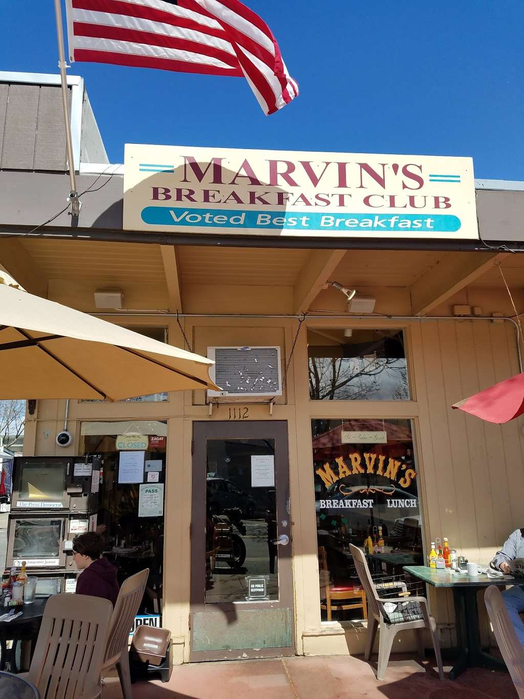 Marvins Restaurant | 1112 Grant Ave, Novato, CA 94945, USA | Phone: (415) 892-4482