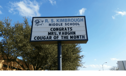 Kimbrough Middle School | 3900 N Galloway Ave, Mesquite, TX 75150, USA | Phone: (972) 882-5900