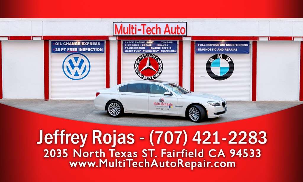 Multi-Tech Auto Repair | 2035 N Texas St, Fairfield, CA 94533, USA | Phone: (707) 421-2283