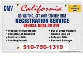 Mhz Auto Registration service DMV | 416 Blossom Way, Hayward, CA 94541, USA | Phone: (510) 750-1319