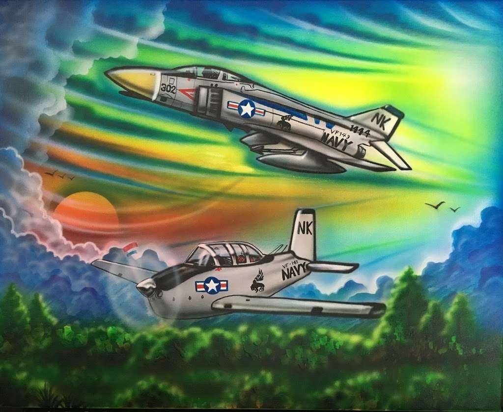 Airbrush Customz | 1425 Tomoka Farms Rd, Daytona Beach, FL 32124, USA | Phone: (813) 468-5334