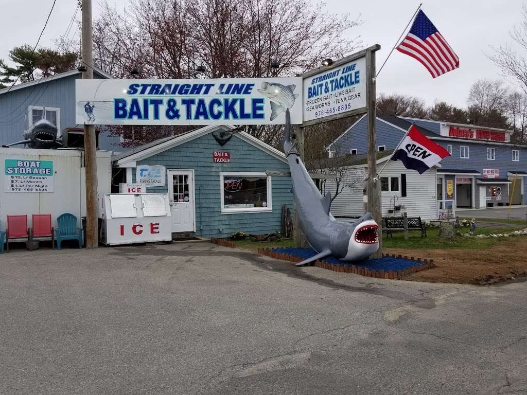 Straight Line Bait & Tackle, Fishing Rods, Reels & Gear, Bait Sh | 110 Elm St, Salisbury, MA 01952, USA | Phone: (978) 465-8805