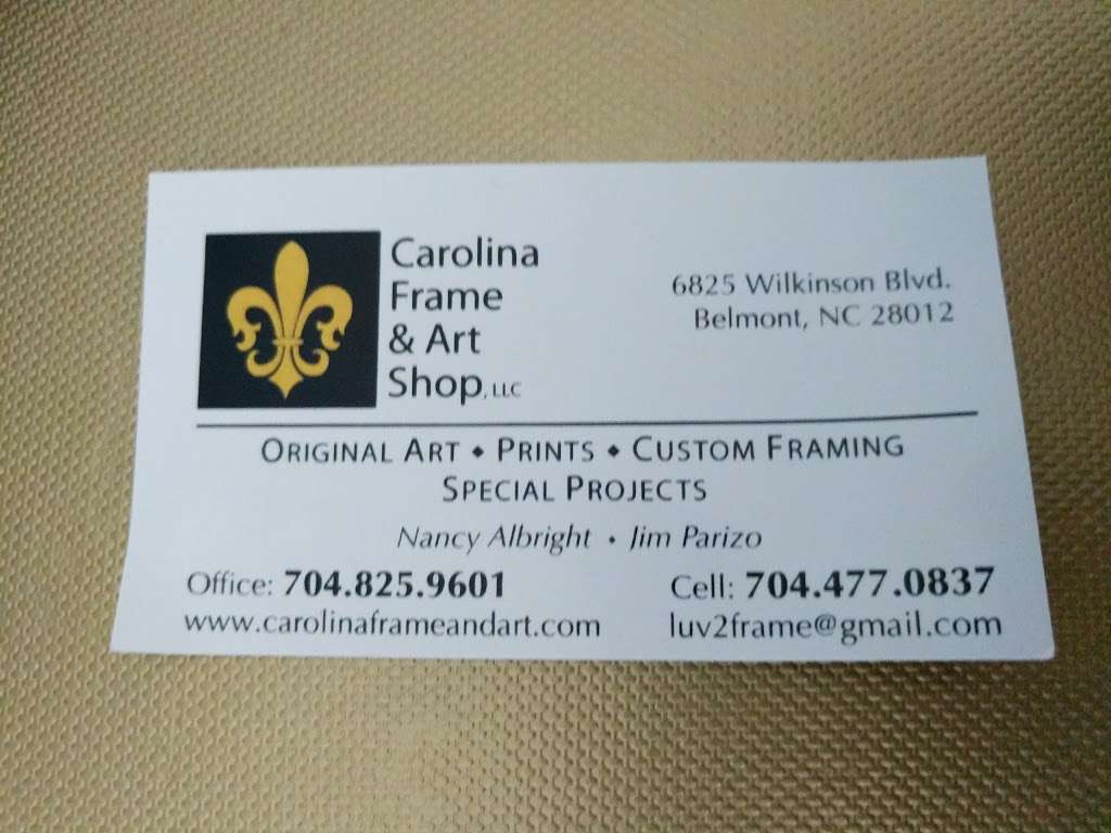 Frame & Art Shop | 6825 Wilkinson Blvd, Belmont, NC 28012, USA | Phone: (704) 825-9601