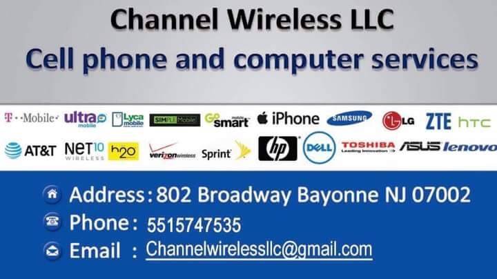Channel Wireless LLC | 802 Broadway, Bayonne, NJ 07002, USA | Phone: (551) 574-7535