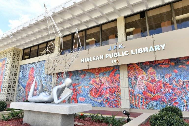 Hialeah John F Kennedy Library | 190 W 49th St, Hialeah, FL 33012 | Phone: (305) 821-2700