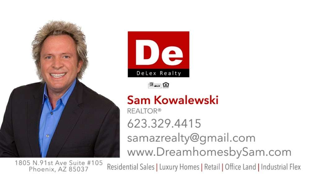 DeLex - Dream Homes By Sam Kowalewski! | 10115 E Bell Rd #105, Scottsdale, AZ 85260, USA | Phone: (623) 329-4415