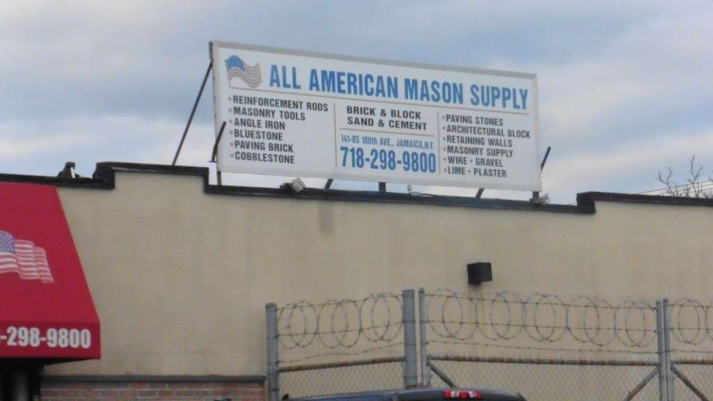 All American Mason Supply Inc | 14105 109th Ave, Jamaica, NY 11435, USA | Phone: (718) 298-9800