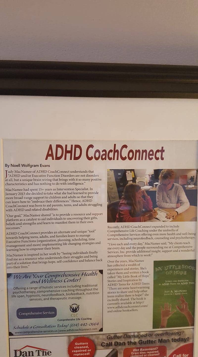 ADHD CoachConnect (AAC and Board Certified) | 1555 Bethel Rd, Columbus, OH 43220, USA | Phone: (614) 804-6706