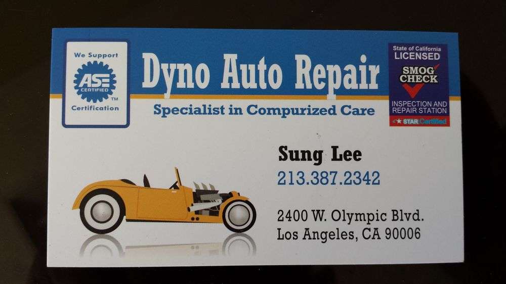 Dyno Auto Repair | 2400 W Olympic Blvd, Los Angeles, CA 90006, USA | Phone: (213) 387-2342