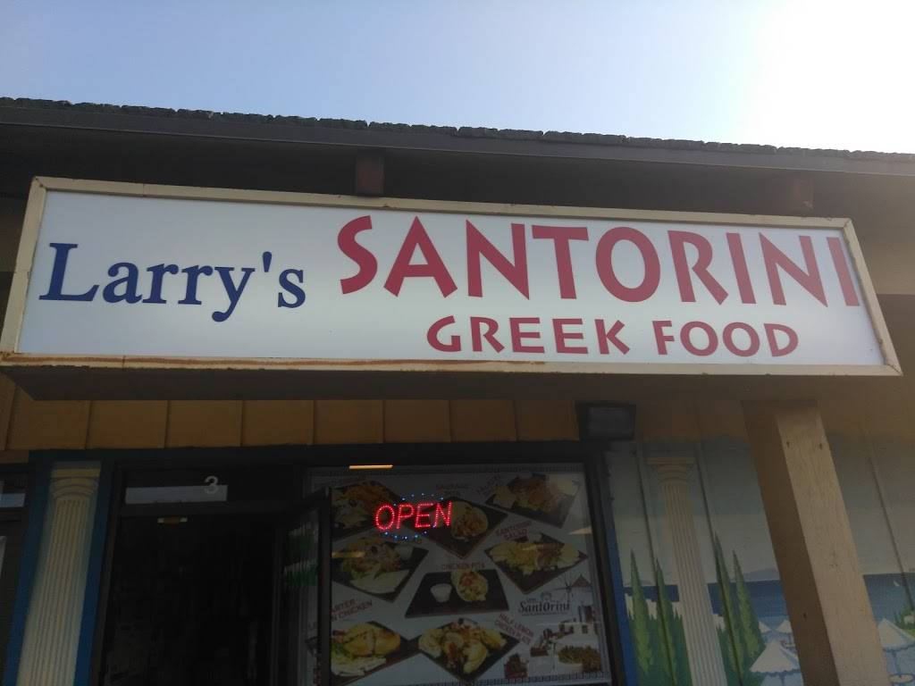 Larrys Santorini Greek Food | 14149 Twin Peaks Rd #3, Poway, CA 92064, USA | Phone: (858) 513-4210