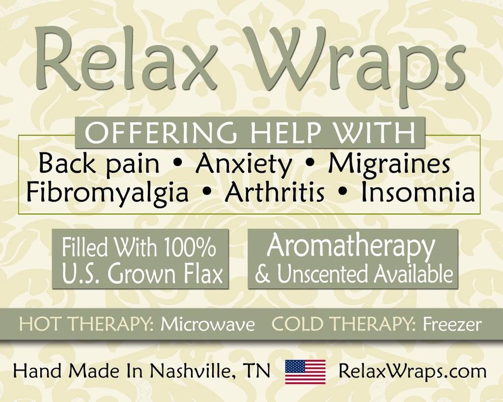 Relax Wraps | 2416 Music Valley Dr #115, Nashville, TN 37214, USA | Phone: (866) 222-4442