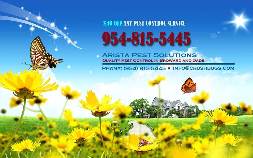 Termite & Pest Control - Crush Bugs | 6227 Johnson St, Hollywood, FL 33024, USA | Phone: (954) 815-5445