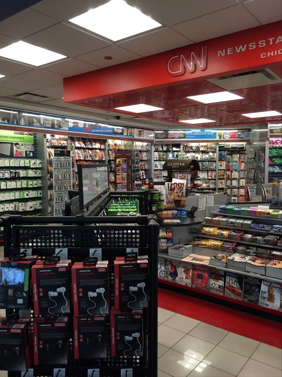 CNN Newsstand | Terminal 3, Gate H6, Bessie Coleman Dr, Chicago, IL 60666, USA