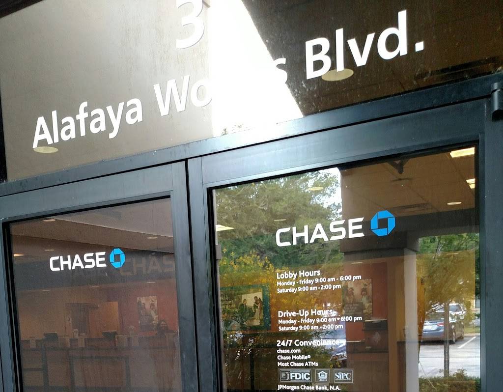 Chase Bank | 3 Alafaya Woods Blvd, Oviedo, FL 32765, USA | Phone: (407) 365-1804