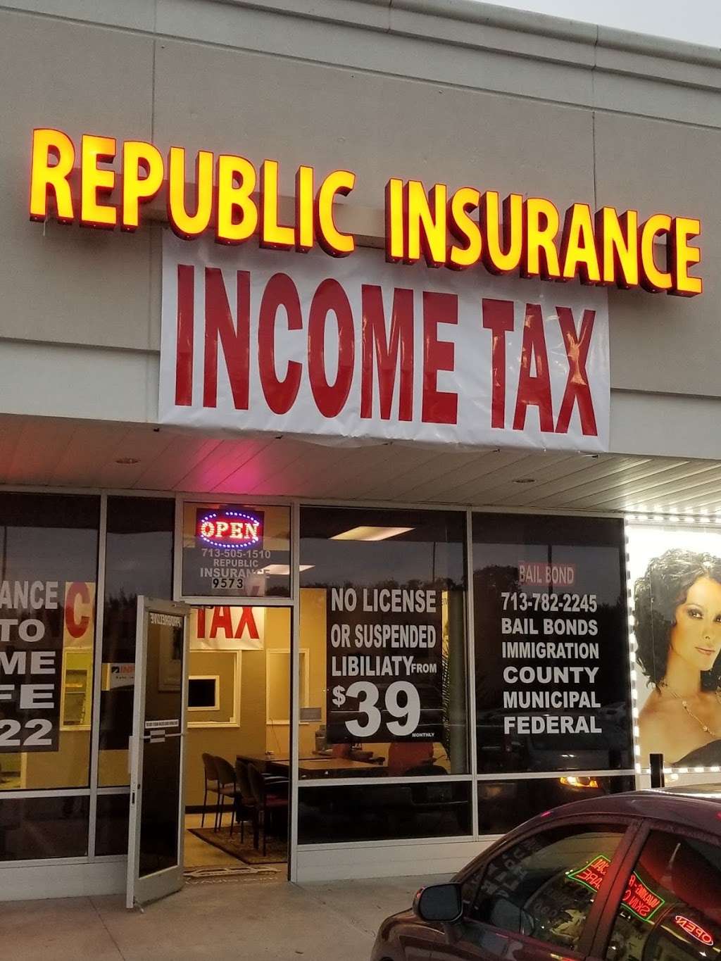 Republic Insurance | 9573 S Gessner Rd, Houston, TX 77074, USA | Phone: (713) 505-1510