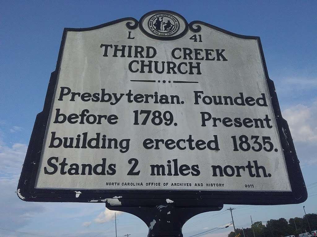 Third Creek Church historic marker | Cleveland, NC 27013, USA