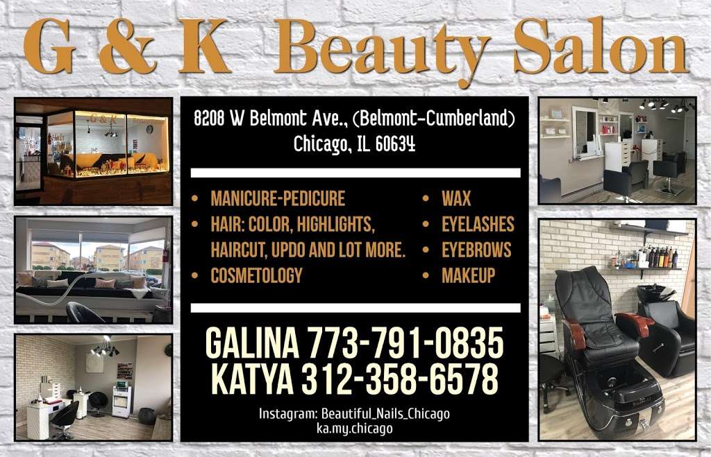G&K BEAUTY SALON | 8208 W Belmont Ave, Chicago, IL 60634, USA | Phone: (773) 791-0835