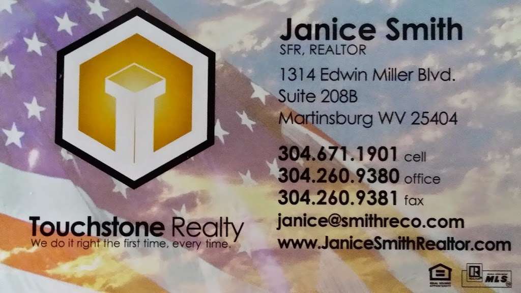 Janice Smith-Touchstone Realty | 2986 Winchester Ave, Martinsburg, WV 25405, USA | Phone: (304) 671-1901