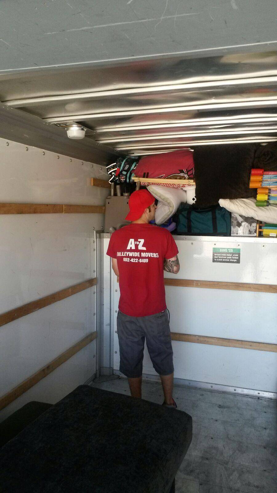 A to Z Valley Wide Movers LLC | 2316 E Rawhide St, Gilbert, AZ 85296, USA | Phone: (602) 422-6409