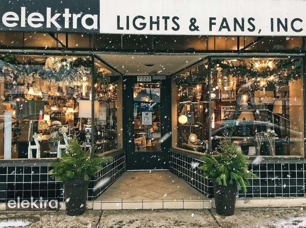 Elektra Lights & Fans | 7222 W North Ave, Wauwatosa, WI 53213, USA | Phone: (414) 257-1300