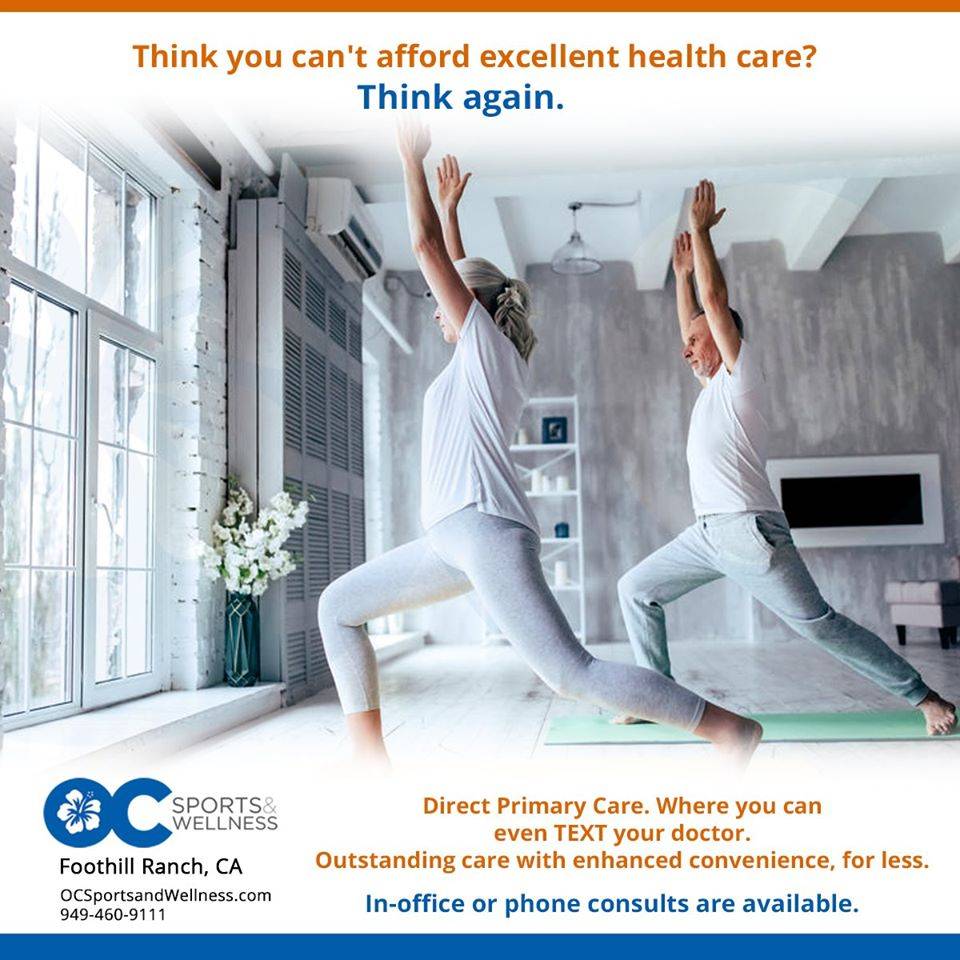 OC Sports and Wellness | 26700 Towne Centre Dr #100, Lake Forest, CA 92610, USA | Phone: (949) 460-9111
