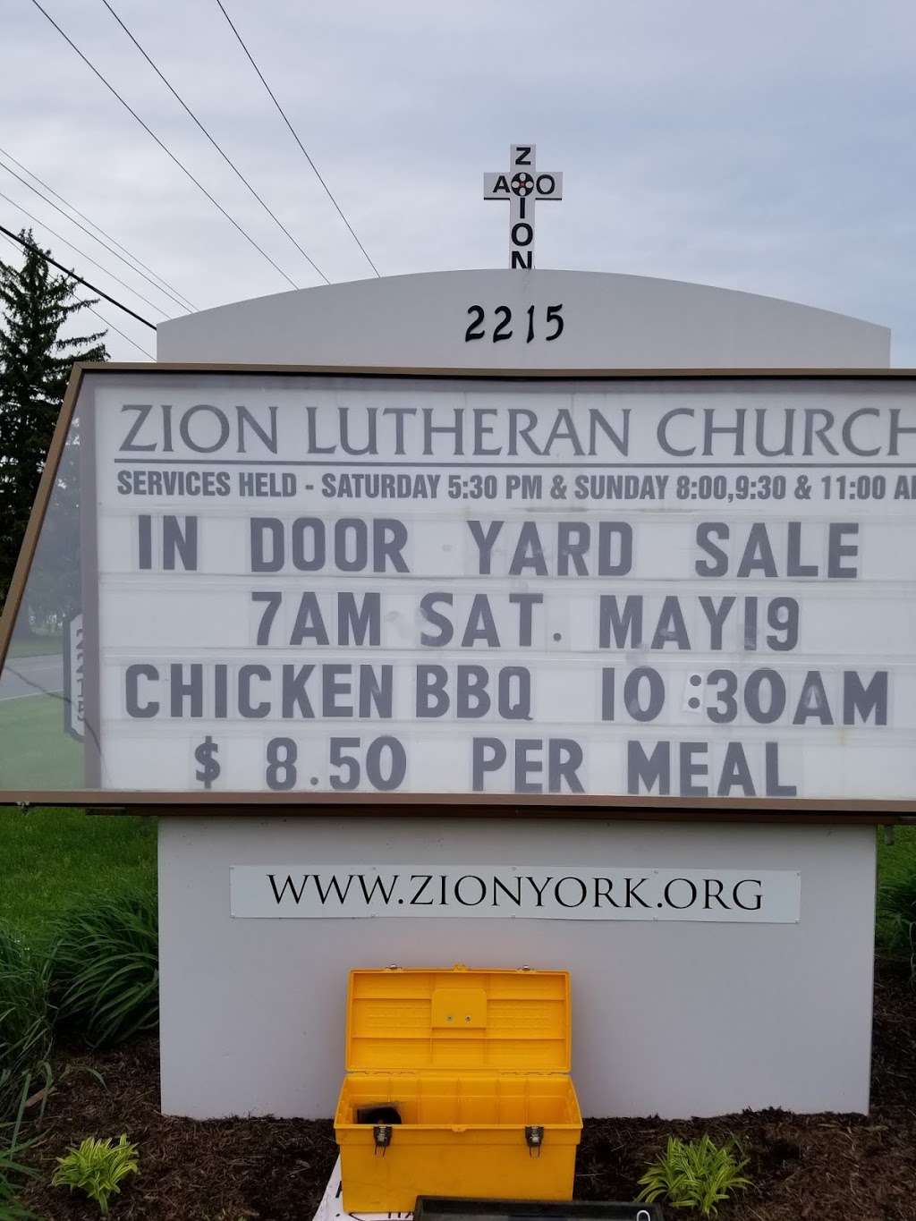 Zion Lutheran Church | 2215 Brandywine Ln, York, PA 17404, USA | Phone: (717) 767-4673