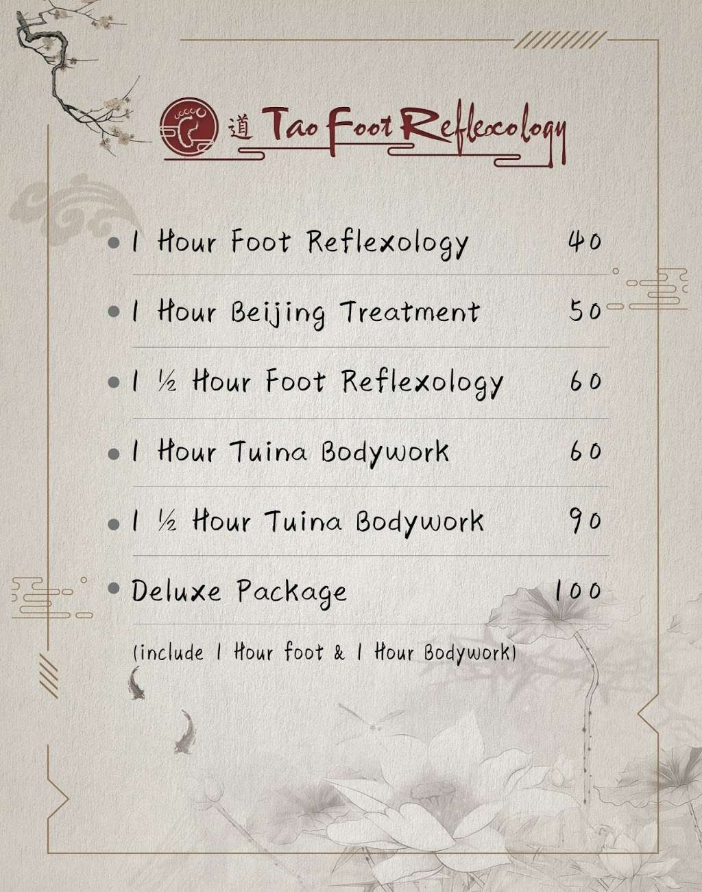 Tao Foot Reflexology | 3 Park St, Rehoboth, MA 02769, USA | Phone: (774) 225-6219