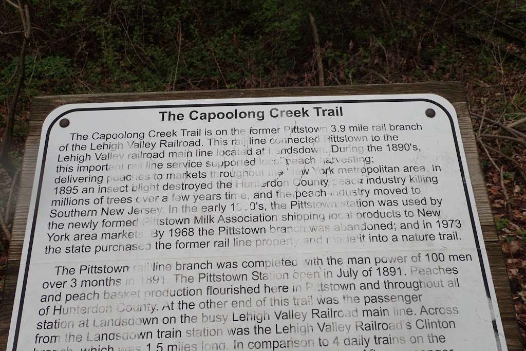 Capoolong Creek Trailhead | Capoolong Creek Wildlife Management Area, Pittstown, NJ 08867, USA | Phone: (609) 984-0547