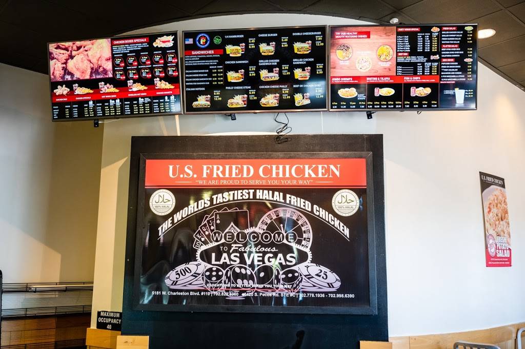 US Fried Chicken | 5181 W Charleston Blvd suite #110, Las Vegas, NV 89146, USA | Phone: (702) 822-6360