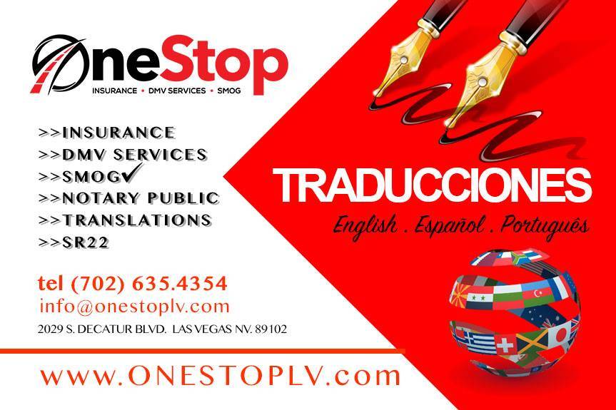 One Stop Insurance | 5510, 2029 S Decatur Blvd unit b, Las Vegas, NV 89102, USA | Phone: (702) 635-4354