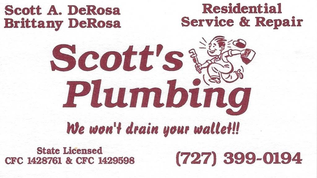 Scotts Plumbing | 8843 117th St N, Seminole, FL 33772, USA | Phone: (727) 399-0194