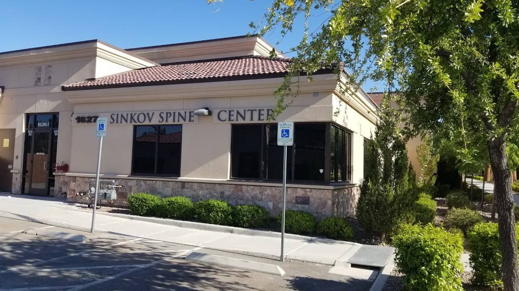 Sinkov Spine Center | 1627 E Windmill Ln #100, Las Vegas, NV 89123, USA | Phone: (702) 710-1010