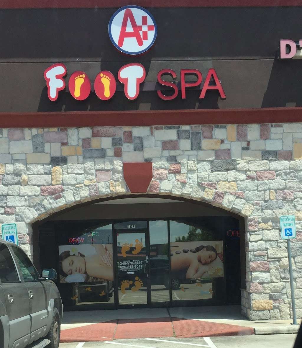 A+ Foot Spa | 8201 Broadway St # 107, Pearland, TX 77581, USA | Phone: (346) 570-2144