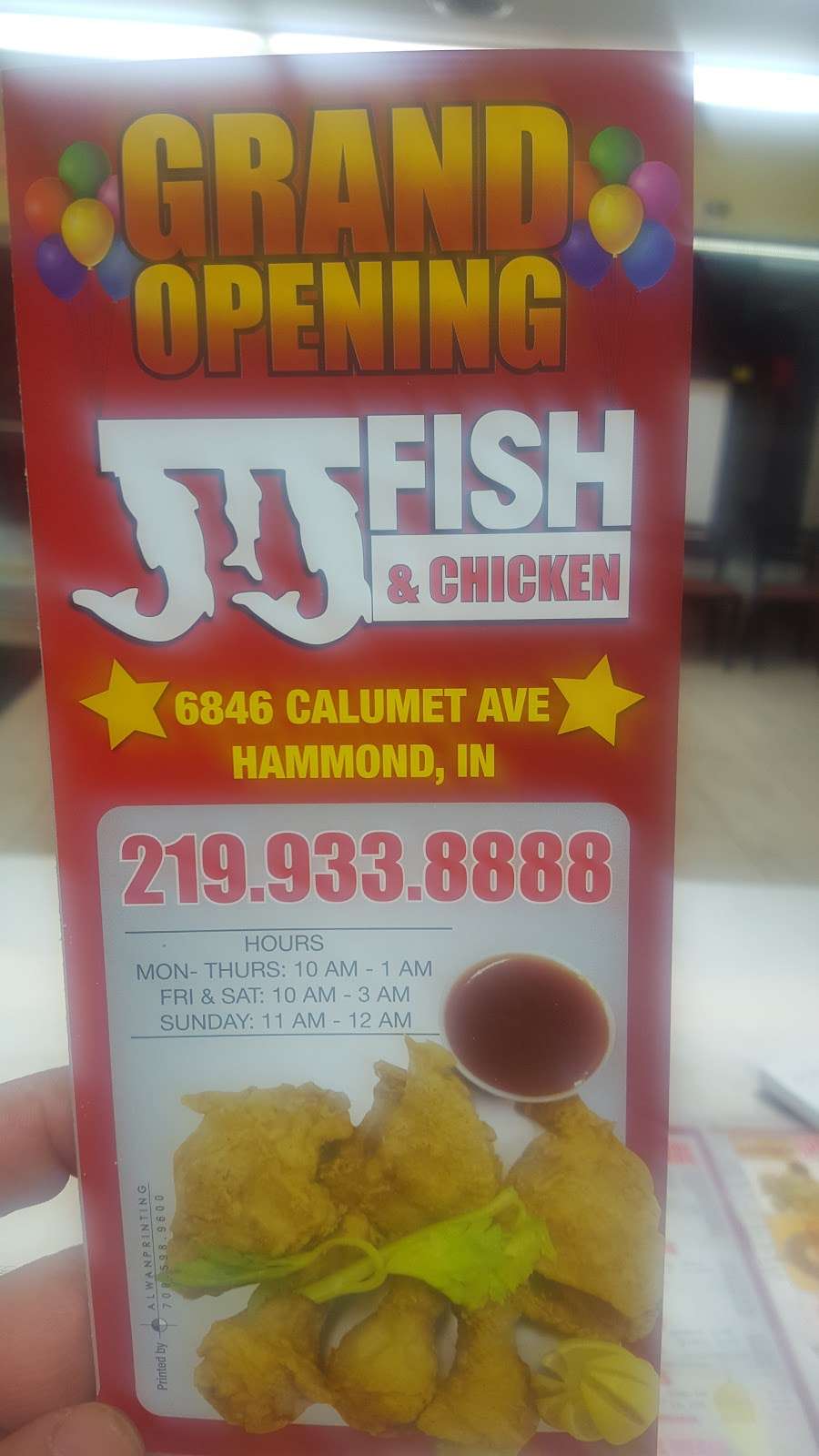 JJ Fish & Chicken | 6846 Calumet Ave, Hammond, IN 46324, USA | Phone: (219) 933-8888