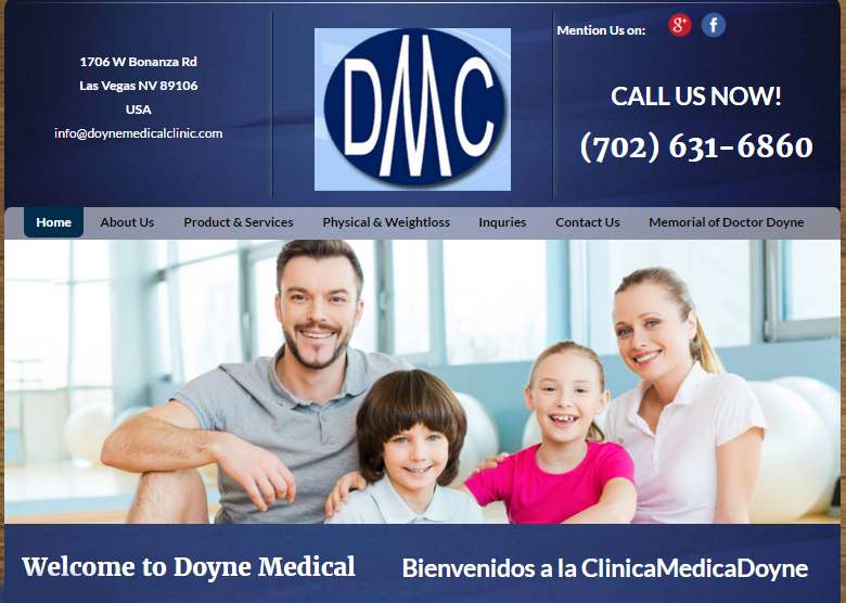 Doyne Medical Clinic | 1706 W Bonanza Rd, Las Vegas, NV 89106 | Phone: (702) 631-6860