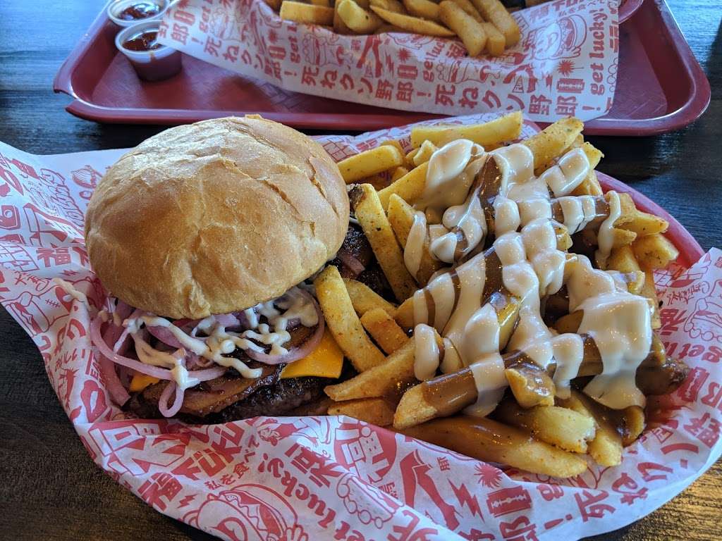 Fukuburger Buffalo | 7365 S Buffalo Dr unit a, Las Vegas, NV 89113, USA | Phone: (702) 684-6161