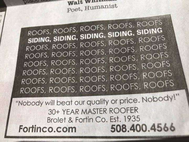 FortinCo Roofing EST. 1935 Over Ten Thousand Customers | 324 Lincoln St, Stoughton, MA 02072, USA | Phone: (508) 400-4566