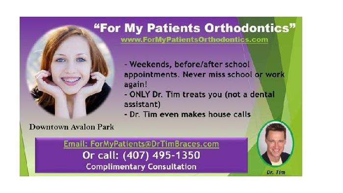 For My Patients Orthodontics | 13000 Avalon Lake Dr, Orlando, FL 32828 | Phone: (407) 495-1350