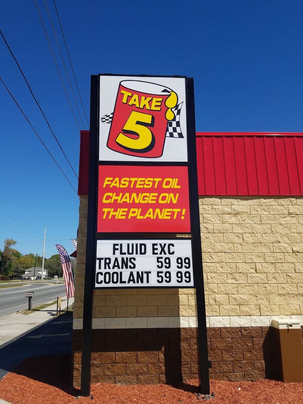 Take 5 Oil Change | 2425 SE 58th Ave, Ocala, FL 34471, USA | Phone: (352) 433-0968