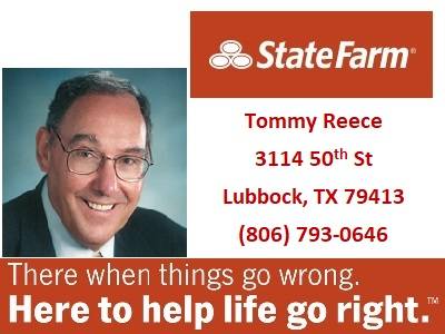 Tommy Reece - State Farm Insurance Agent | 3114 50th St, Lubbock, TX 79413, USA | Phone: (806) 793-0646