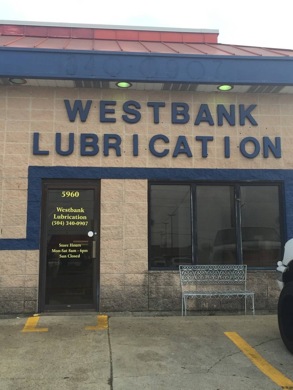 Westbank Lubrication II | 5960 Lapalco Blvd, Marrero, LA 70072, USA | Phone: (504) 340-0907