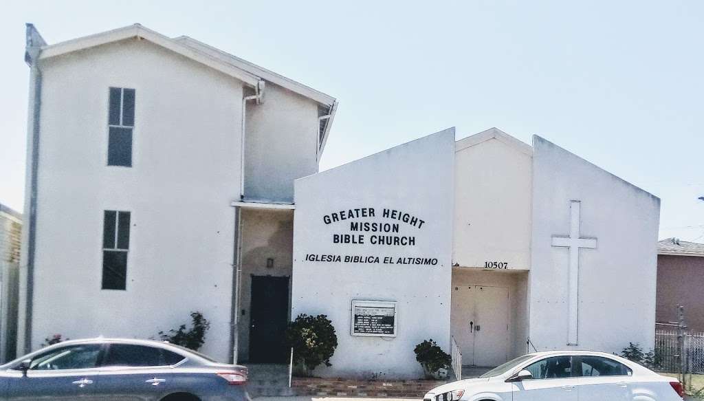 Greater Height Mission Bible Church | 10507 S Main St, Los Angeles, CA 90003, USA | Phone: (323) 755-1348
