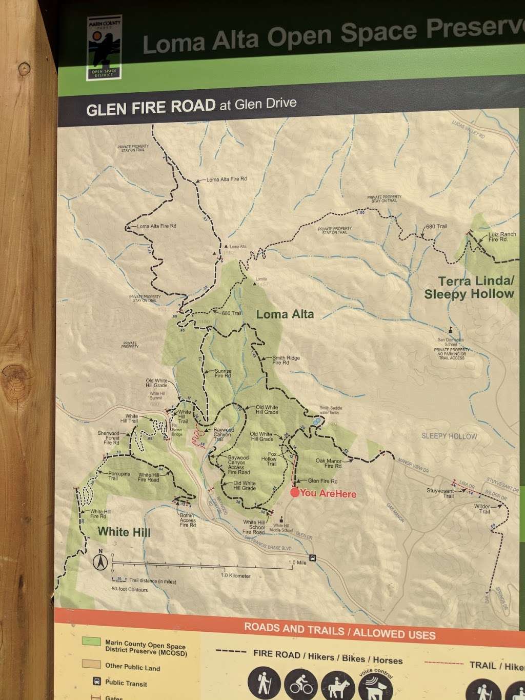 Glen Fire Road Trailhead | Glen Drive Fire Rd, Fairfax, CA 94930, USA