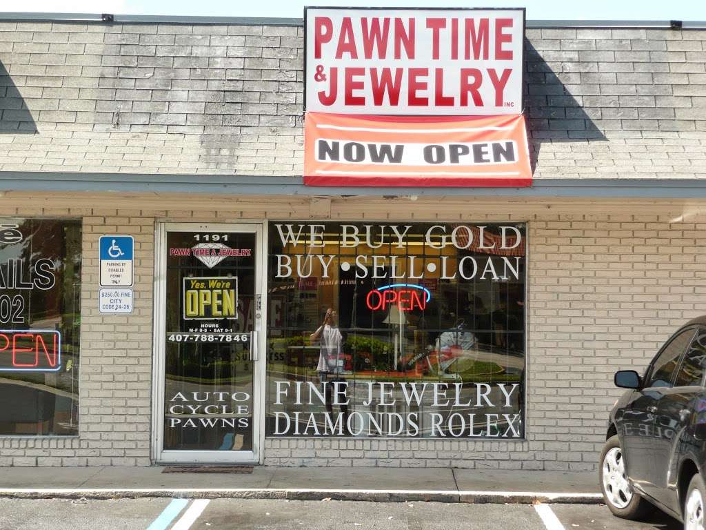 Pawn Time & Jewelry | 1191 E Altamonte Dr, Altamonte Springs, FL 32701, USA | Phone: (407) 788-7846
