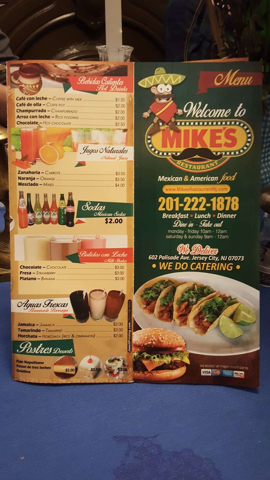 Mikes Restaurant | 602 Palisade Ave, Jersey City, NJ 07307, USA | Phone: (201) 222-1878