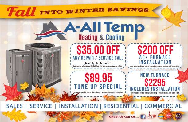 A All Temp Inc. Heating & Cooling | 461 NE Industrial Dr, Aurora, IL 60505, USA | Phone: (630) 355-4474
