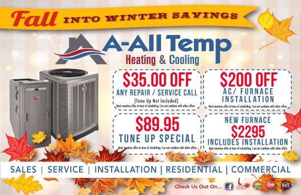 A All Temp Inc. Heating & Cooling | 461 NE Industrial Dr, Aurora, IL 60505 | Phone: (630) 355-4474