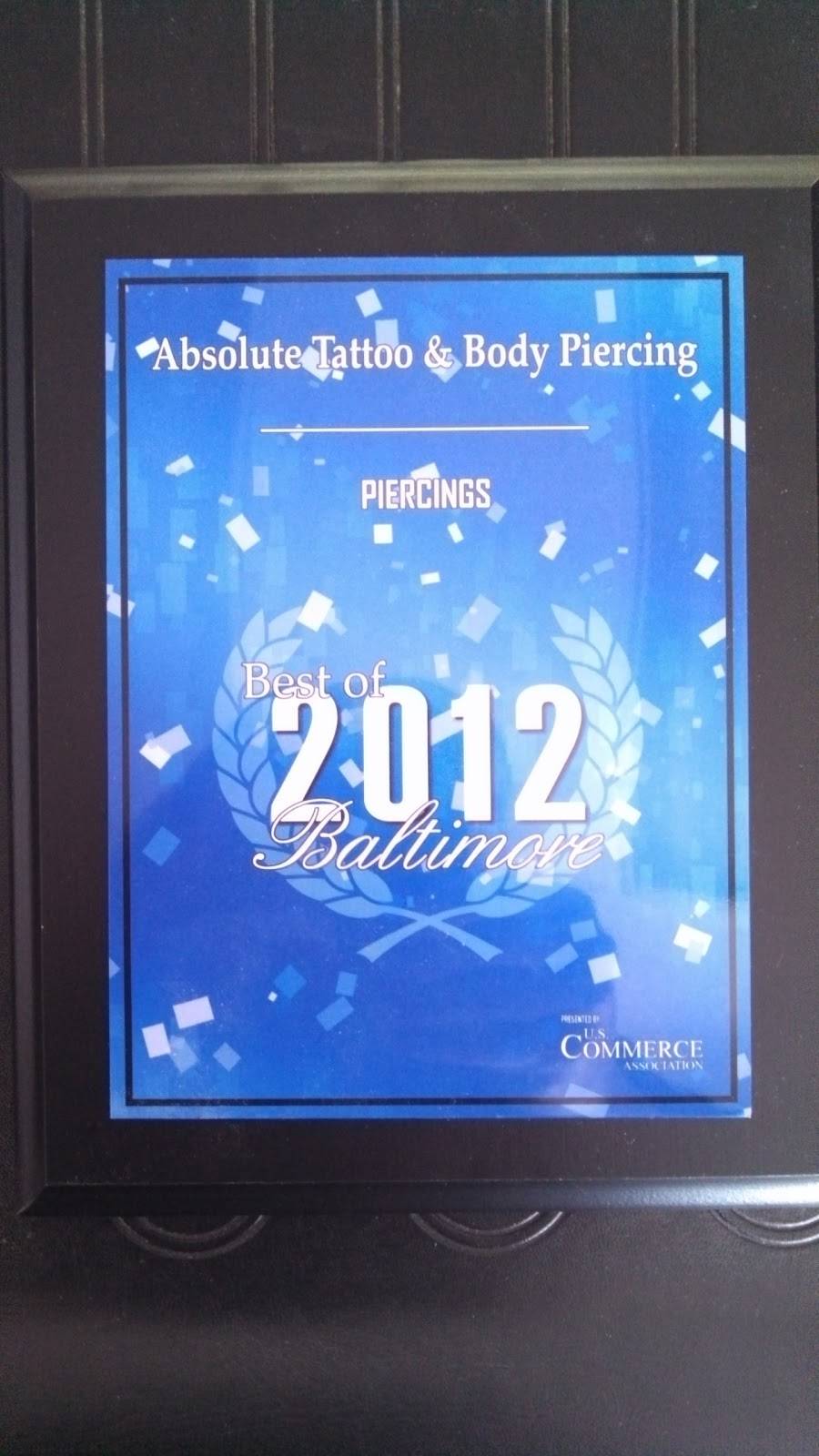 Absolute Tattoo & Body Piercing | 6614 Holabird Ave, Baltimore, MD 21224, USA | Phone: (410) 633-8334