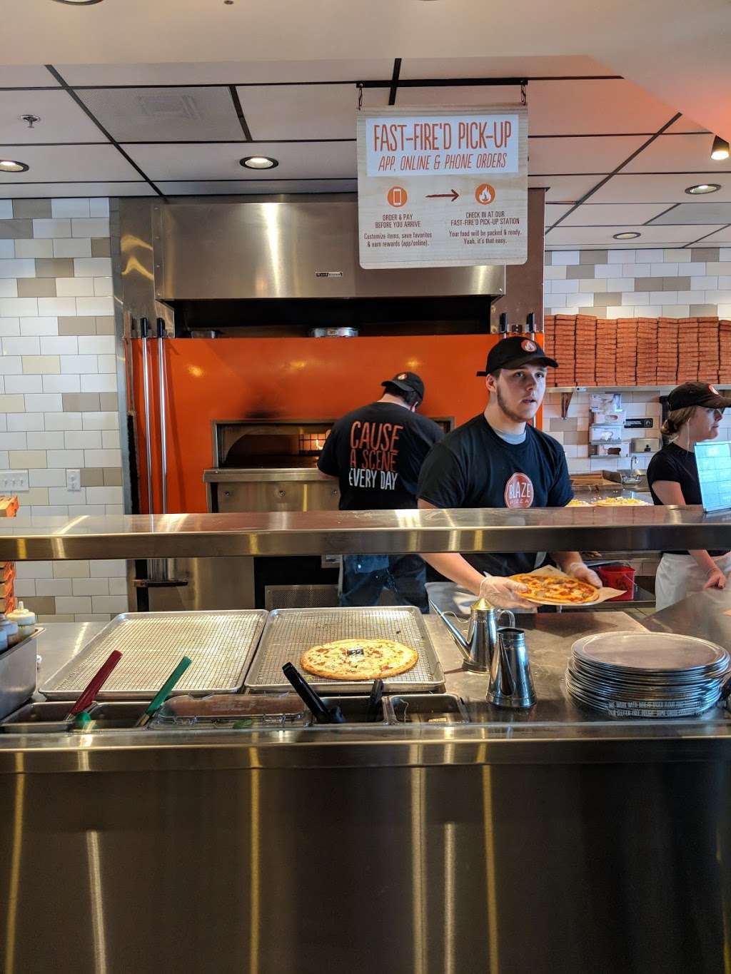 Blaze Pizza | 8915 Christenbury Pkwy Suite 30, Concord, NC 28027, USA | Phone: (980) 734-3270